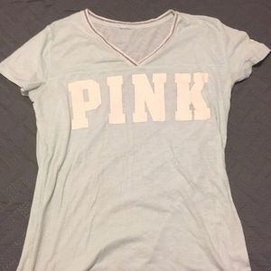 Blue t-shirt from pink